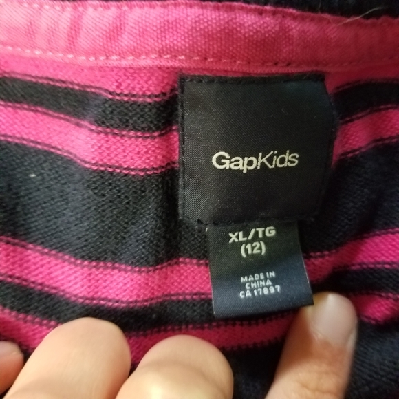 2010s Gap Kids 100% Cotton Striped Sweater - Picture 5 of 5